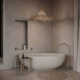 luxury hotel bathroom curated with COCOON products